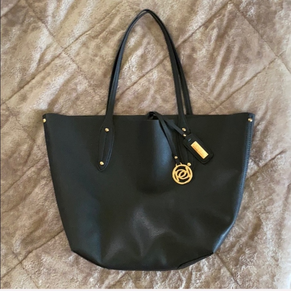Bebe black tote bag